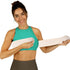 Post Op Breast Augmentation Band | Compression Wrap Chest Brace for Women | No Bounce Stabilizer Strap for Running