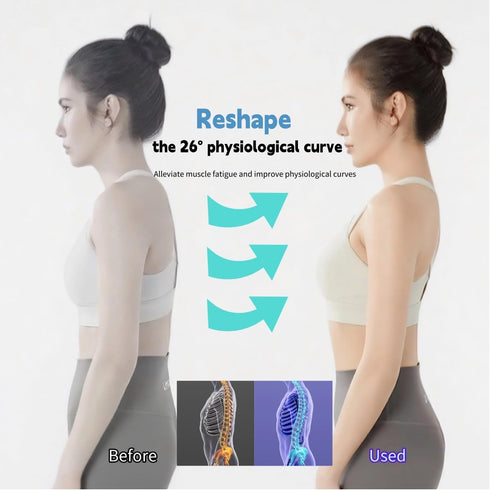 MIEKARA Back Stretcher for Lower Back Pain Relief, Adjustable Lumbar Traction Device, Spinal Decompression Board
