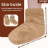 NEWGO Microwaveable Booties Foot Warmers - Heating Pad for Foot Heated Slippers for Cold Feet, Plantar Fasciitis,