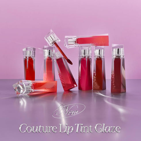 Espoir Couture Lip Tint Glaze #1 Apple Sorbet, Long-Lasting Vibrant Color, Korean Lip Makeup