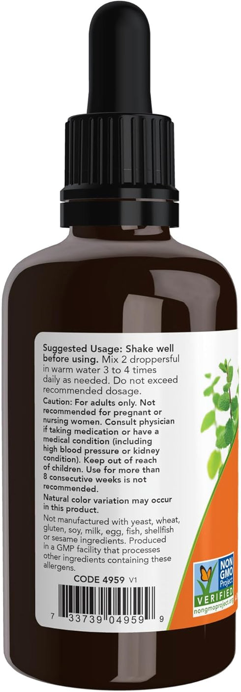 NOW Supplements Certified Organic Licorice Root | 2 fl. oz