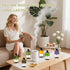 Set 6 Pack Aromatherapy Essential Oils Gift - (Lavender, Vanilla, Peppermint, Orange, Lemongrass, Cedarwood)