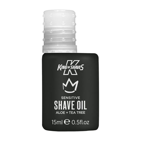 King Of Shaves Sensitive Shaving Oil for Men, 0.51 fl oz, Packaging May Vary