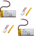 502248 Battery 3.7v 500mAh, 502248 Lipo Battery Compatible for Multiple Devices with PH 2.54 JST Connector