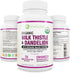 Max Absorption USDA Organic Milk Thistle 5:1 Concentrated Extract 2000mg & Organic Dandelion Root, 60 Count