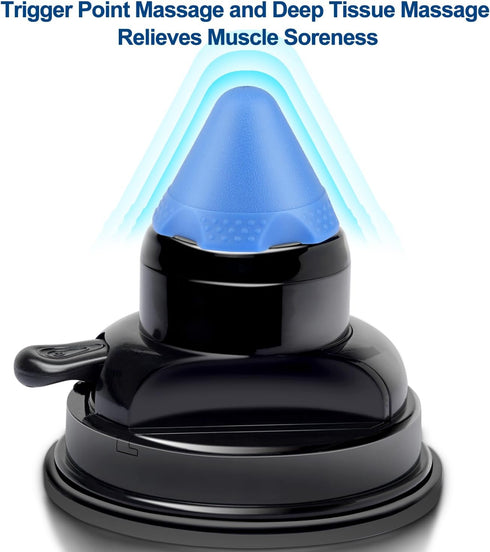 Mountable Massage Ball, 3 in 1 Muscle Recovery Massager for Pain Relief, Myofascial Release, Ideal Gifts for Loved Ones