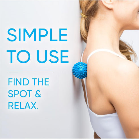 Dr. Cohen’s Heatable Deep Tissue Massage Ball Mini - Spiky Foot Massager for Targeted Pain Relief