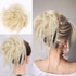 Lativ Messy Hair Bun Scrunchies Extension with Elastic Rubber Band for Women Girls (Messy Bun, Blonde)
