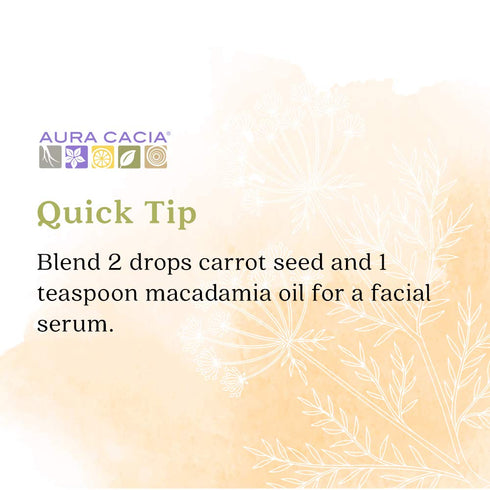 Essential Oil, Replenishing Carrot Seed Aura Cacia, 0.5 fluid ounce