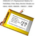 XINLANTECH 2300mAh HB6351 /HB50 HB40 Battery Replacement for HelloBaby / Video Baby Monitor