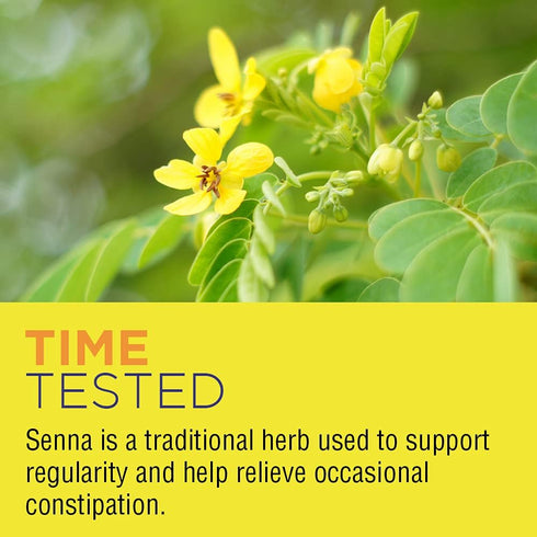 Natures Life Herbs & Prunes 400mg Senna & Herbal Blend for Healthy Digestion Support, 250 Tabs, Non-GMO