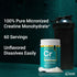 Essential Elements Monohydrate Creatine Powder - Micronized Instantized Unflavored Pure Creatine, 60 Servings