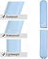 VOCOSTE 2pcs Traveling Toothbrush Holders Case, PP Toothbrush Case for Travel, Blue