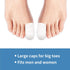 KONGDY Big Toe Protectors - 10 Count Silicone Toe Caps for Pain Relief from Corns, Callus, and Ingrown Toenails
