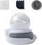 Pwaykit Dish Brush with Soap Dispenser, Steel Wool Scrubber with Replaceable Steel Wool,