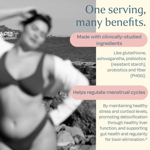 Cycle Care Supplement for Women - PMS Support, Regular Menstrual Cycle, Mood Swings - 28 Servings Strawberry Flavor