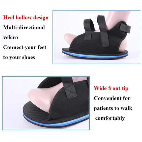 Post Op Shoe for Broken Toe, Lightweight Surgical Foot Protection Boot with Adjustable Straps for Ankle Injuries