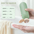 6.7oz Travel Shampoo Bottle, Empty Plastic Squeeze Bottles with Flip Cap, 4PCS Lotion Container for Toiletries (200ml, Green)