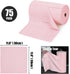Microfiber Cleaning Cloths Roll 11.8" x 11.8" Lint Free Quick Dry Ultra Absorbent Scratch Free Tear Away Towels Reusable Rags Kitchens Home (Pink)