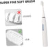 Vaguelly Electric Waterproof Toothbrush with Soft Bristles, Smart Rechargeable Oral Care Tool for Adults, Portable