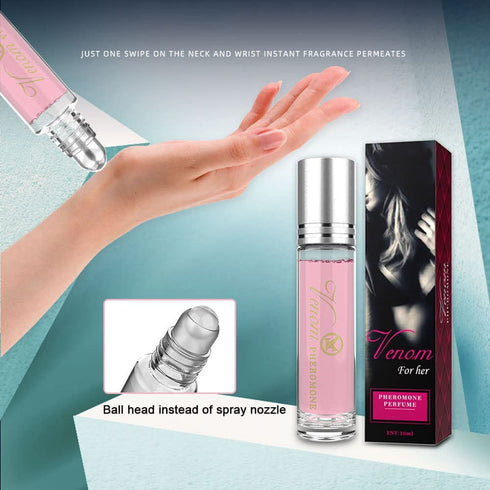 Women Pheromone Perfume Oil - Long-lasting Roll-on Fragrance to Attract Men (Pack of 2)