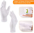 Selizo 6 Pairs 100% White Cotton Gloves for Eczema, Moisturizing Overnight Spa Lotion Gloves
