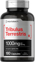 Horbaach Tribulus Terrestris | 1000mg | 180 Capsules | Non-GMO & Gluten Free Supplement for Men and Women