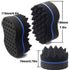 RioRand Hair Sponge Magic Barber Twist Curl Brush Sponge, Blue, 4.5 Inch (Pack of 1)