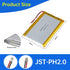 Qimoo 606090 3.7V 4000mAh 606090 Pack PH2.0mm Lipo Battery Rechargeable Lithium Polymer Battery with JST Connector