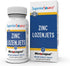 Superior Source Zinc Lozenjets | Zinc (5 mg), Vitamin C (15 mg) | Quick Dissolve MicroLingual Tablets, 60 Count