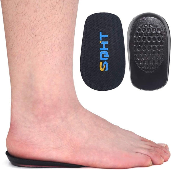 SQHT Height Increase Insoles - Heel Lift Inserts for Men and Women, Small (0.6" Height) for Leg Length Discrepancies