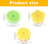 Multi-Purpose Kitchen Sponge, Individually Wrapped Dishwashing Sponge, Odor-Free Mesh Net Scouring Pad (Multicolor)