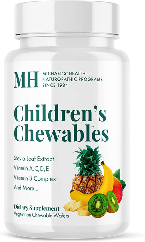 MICHAEL'S Health Naturopathic Programs Children’s Chewables - 120 Vegetarian Wafers - Multivitamin & Mineral Supplement
