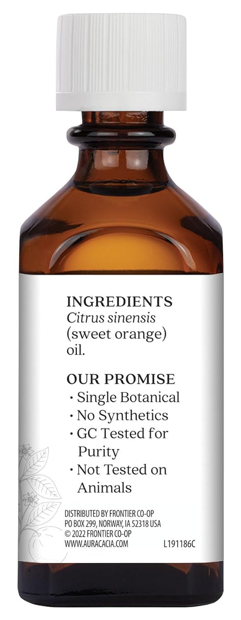 Aura Cacia Essential Oil, Cheering Sweet Orange, 2 fl. oz.