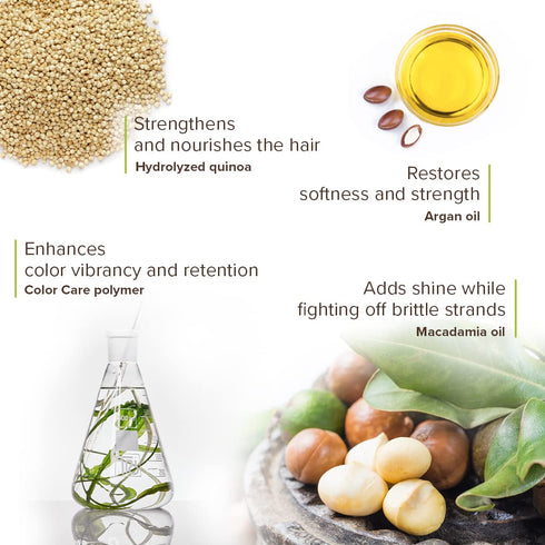 Macadamia Color Care Conditioner, Natural Oil with Hydrolyzed Quinoa and Argan Oil for Shine