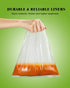 WOKUWOKU 50 6QT 10QT 14 22, 50 Slow Cooker Liners, Cooking Bags Extra Large Disposable Pot Liner Plastic Bags