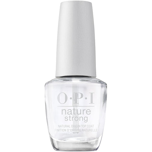 OPI Nature Strong Natural Origin Nail Polish - Clear Gel Like Eco-Friendly Base Coat & Top Coat