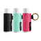 WK IEASON Keychain Clip On Lip Balm Holder, Lipstick Sleeve, Chapstick Sleeve Holder (Black/Green/Rose)