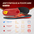 VALSOLE Heavy Duty Support Orthotics - 220+ lbs Plantar Fasciitis High Arch Support Insoles for Men Women, Shock