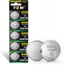 YKM 5 Pack CR2032 3V Lithium Battery DL2032 Ring Sensor Battery for Watch