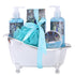 Spa Gift for Women - 5 Pcs Spa Basket with Ocean Mint Scented Bath and Body Products