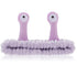 Sibba Face Wash Headband - Purple Snail Headband, Cute Cartoon Coral Fleece for Makeup & Skincare