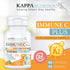 Quercetin 1,000mg, Vitamin C 1,000mg, Zinc 50mg, Immune C Plus, 120 Capsules, 14 in 1