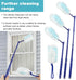 Ravionell 30 2 2 Dusters Starter Kit, pcs Microfibers Duster Refills with Extendable Handle and Mini Crevice Cleaning