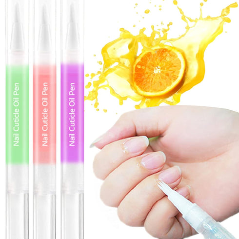 Nail Cuticle Oil Pen, 28Pcs Nail Care Gel, Nail Nourishment Polish with Vitamins, Moisturized Gel Repair Pen