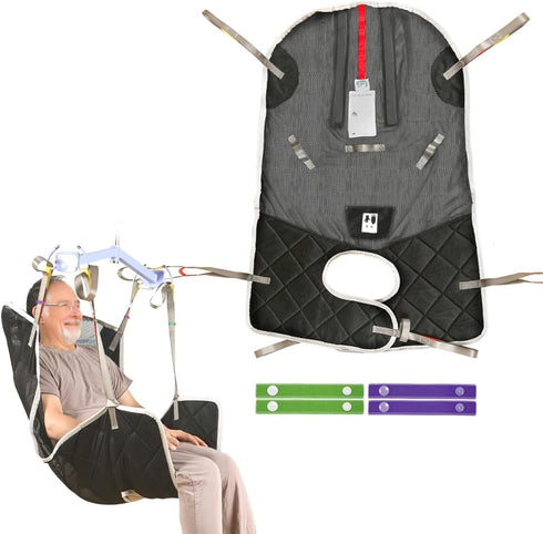 EZ Assistive Easy Fit Full Body Lift Sling,Patient Lift Sling for Transfer,Lift