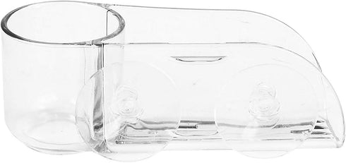 Spectrum Diversified Royo Suction Sink Sponge Center & Scrub Brush Holder for Kitchen Organization
