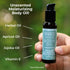 Unscented Body Oil Travel Size with Pump - Fragrance Free Massage Oil for Men and Women with Grapeseed & Jojoba
