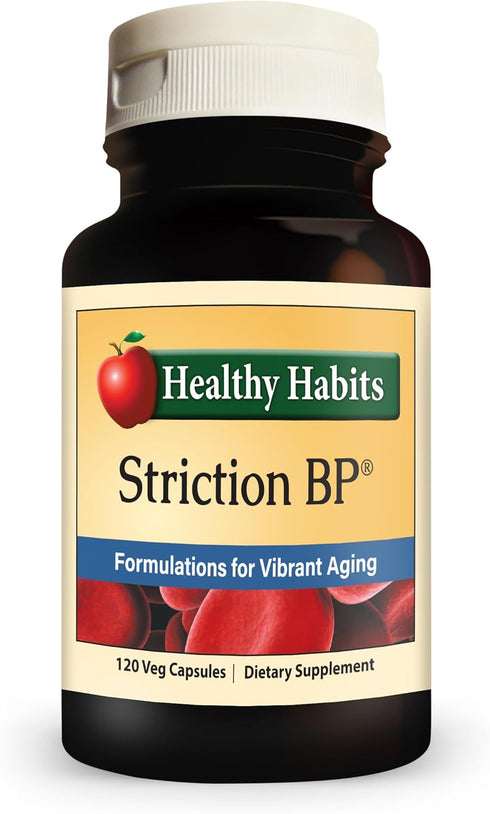 Healthy Habits StrictionBP - Dietary Supplement - 120 Veg-Capsules for Blood Pressure Support