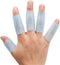 Sumifun Gel Finger Protector, 8 Pcs Silicone Finger Sleeves for Corns, Fingernails Loss, Friction Pain Relief, Blue